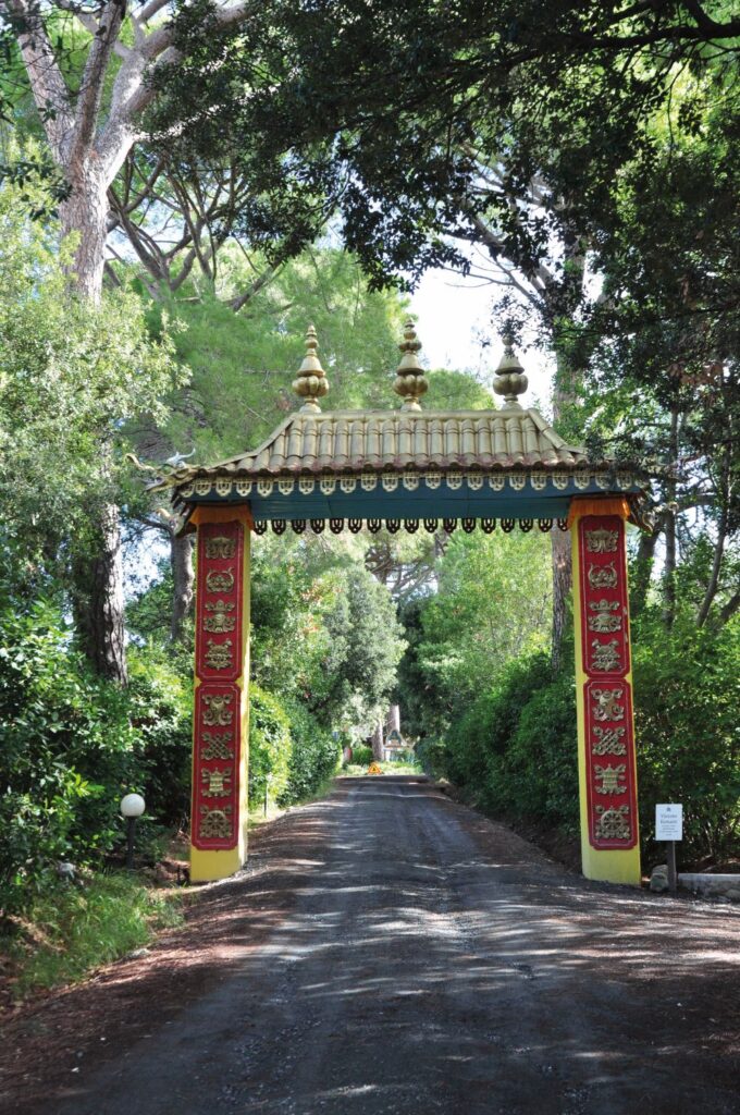 L'ingresso dell'Istituto di Pomaia