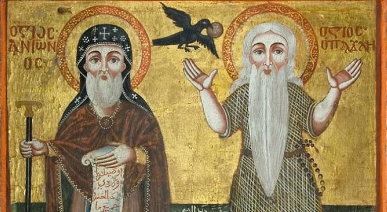 Icona dedicata a sant'Antonio e san Paolo.
